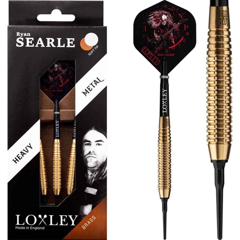 Dardo Loxley Darts Ryan Searle Brass 14g % Ponto Plástico