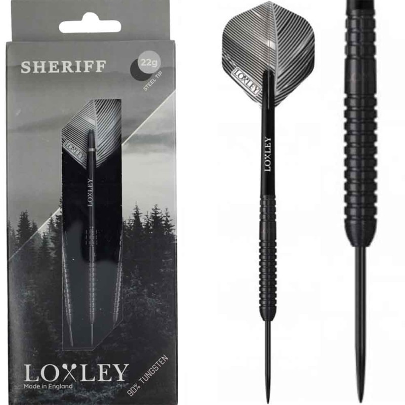 Dardo Loxley Darts Sheriff 22g 90% ponta de aço