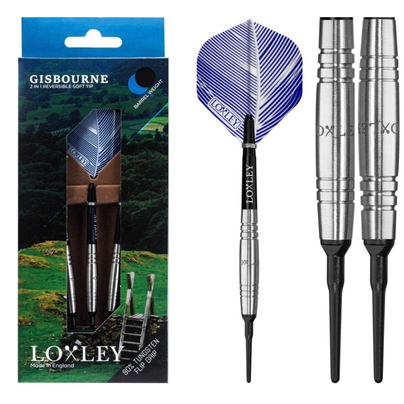 Les fléchettes Loxley Darts GISBOURNE 18g 90% en plastique