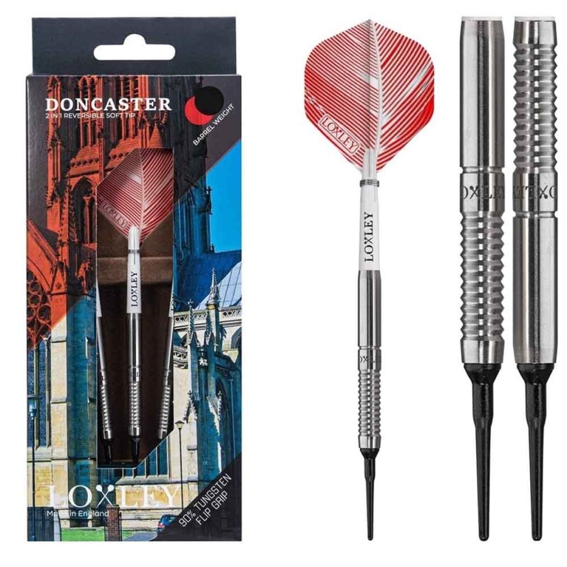 Les fléchettes Loxley Darts Doncaster 18g 90% en plastique