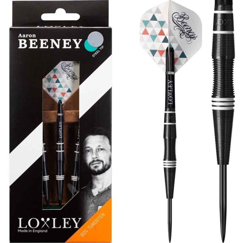 Dardo Loxley Darts Aaron Beeney 22g 90% punta d'acciaio