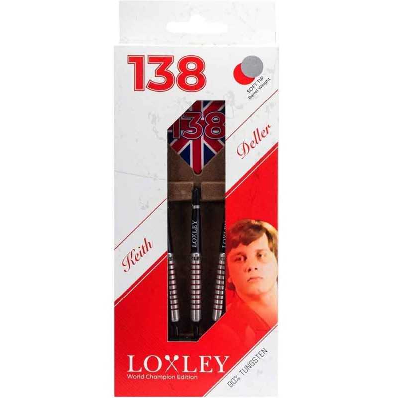 Dart Loxley Darts Keith Deller 17g 90% plastic tip - more than darts