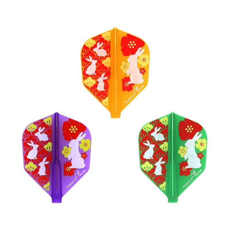 Plumas Fit Flight Flower Rabbit Shape