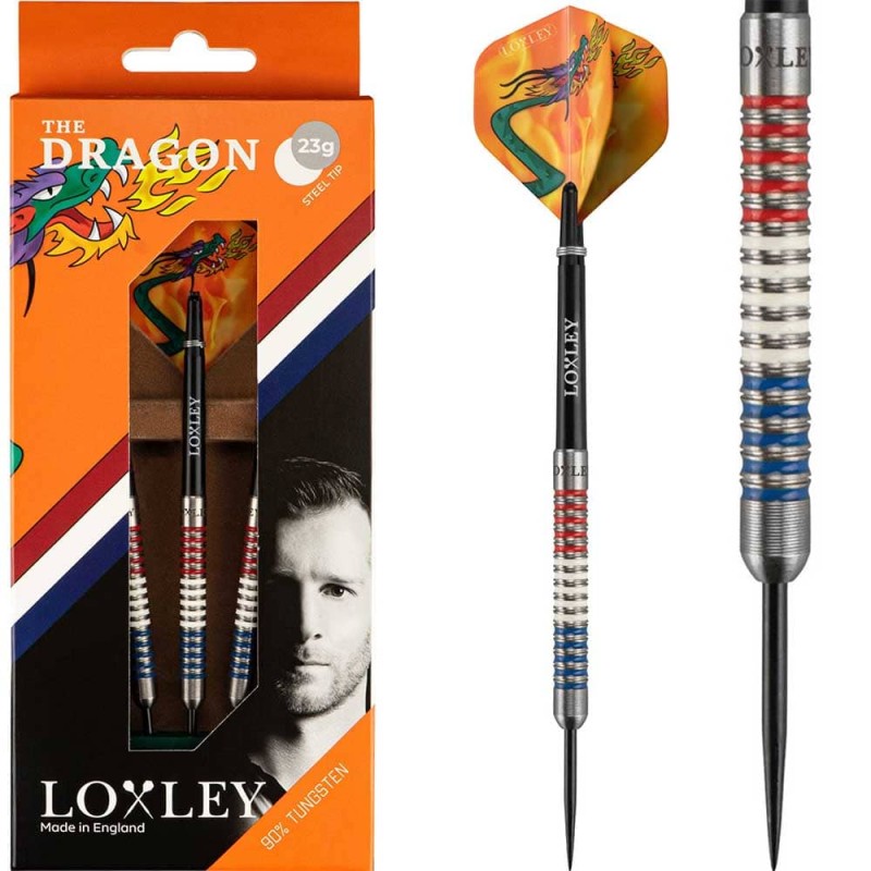 Dardo Loxley Darts Jules Van Dongen 90% 21g ponta de aço