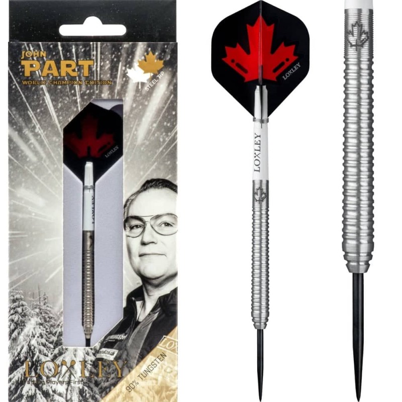 Dardo Loxley Darts John Part 26g 90% punta d'acciaio