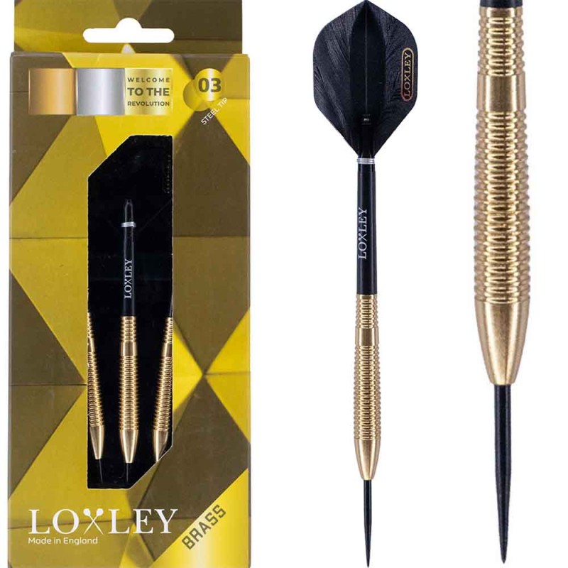 Les fléchettes Loxley Darts Chauffure 03 14,5g Brassée