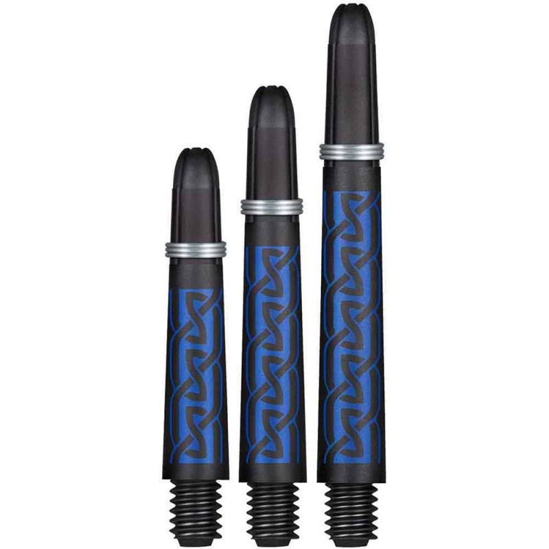 Canas Shot Darts Koy Carbon Helioknot Azul Intermediário 41mm Sh-sm3706/i