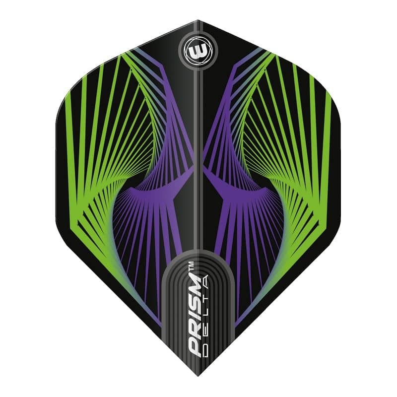 Feathers Winmau Darts This is the standard Prism Delta Green Purple 6915.242