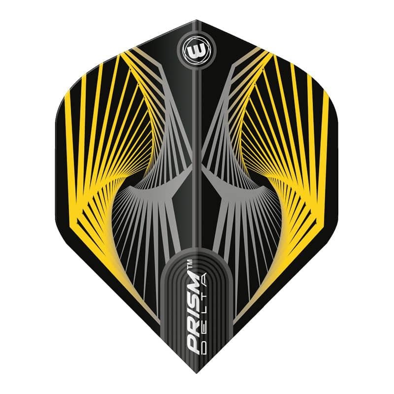 Feathers Winmau Darts Standard Prism Delta yellow grey 6915.241