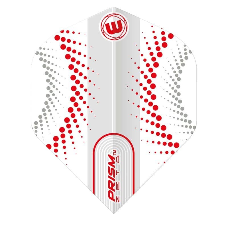 Fülle Winmau Darts Standard Prism Zeta Weiß Rot 6915.316