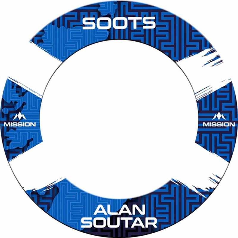 Surround Mission Dartboard player Alan Soutar Su226