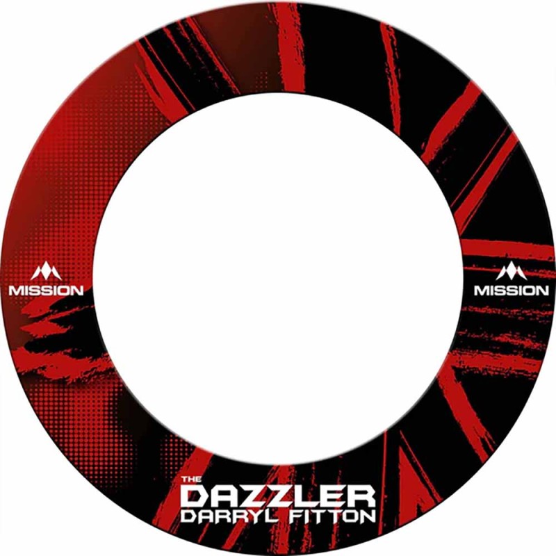 Surround Mission Player Dartboard Darryl Fitton Su240