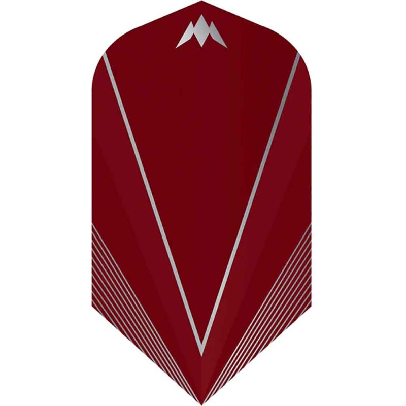 Feathers Mission Darts Feathers Shades Slim Red F3051