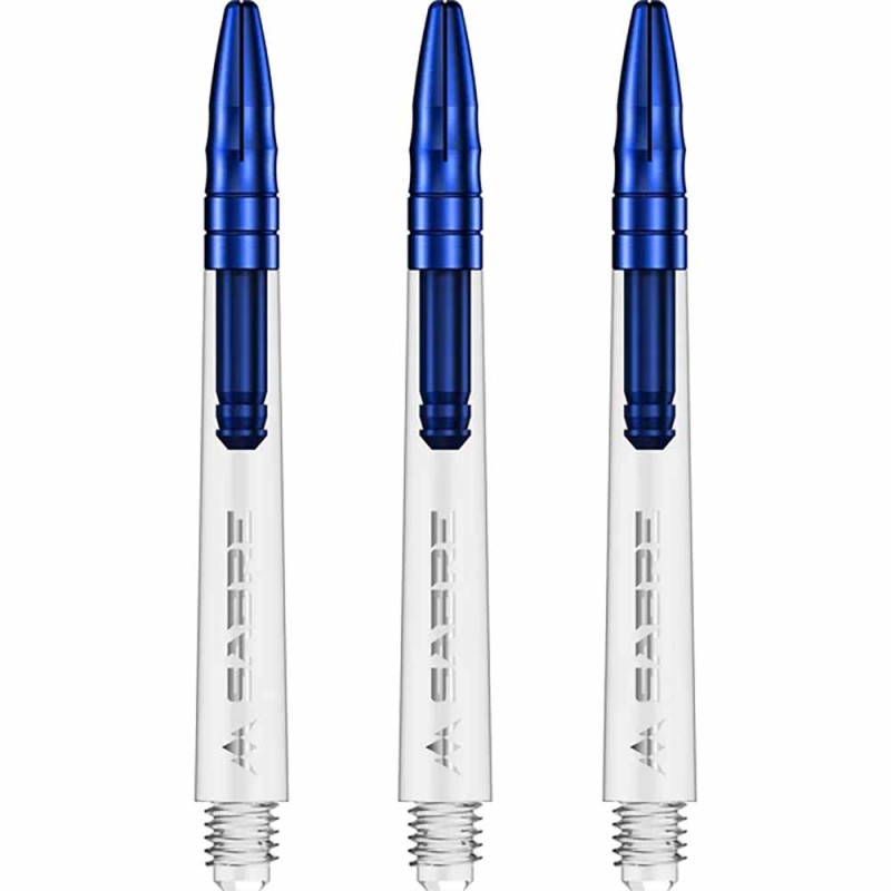 Canas Mission Darts Sabre Policarbonato Azul Transparente Intermediário 41mm S1531