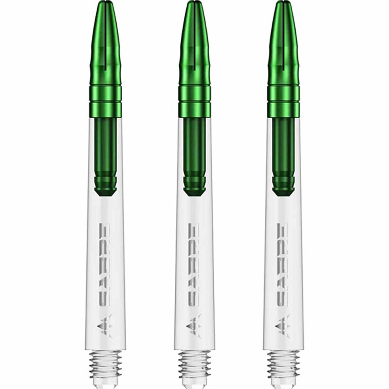 Canas Mission Darts Sabre Policarbonato Verde Transparente comprimento 48 mm S1533