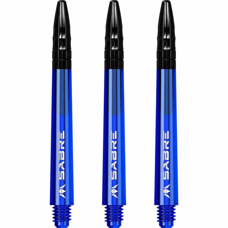 Canas Mission Darts Sabre Policarbonato Azul Preto Longo 48mm S1542