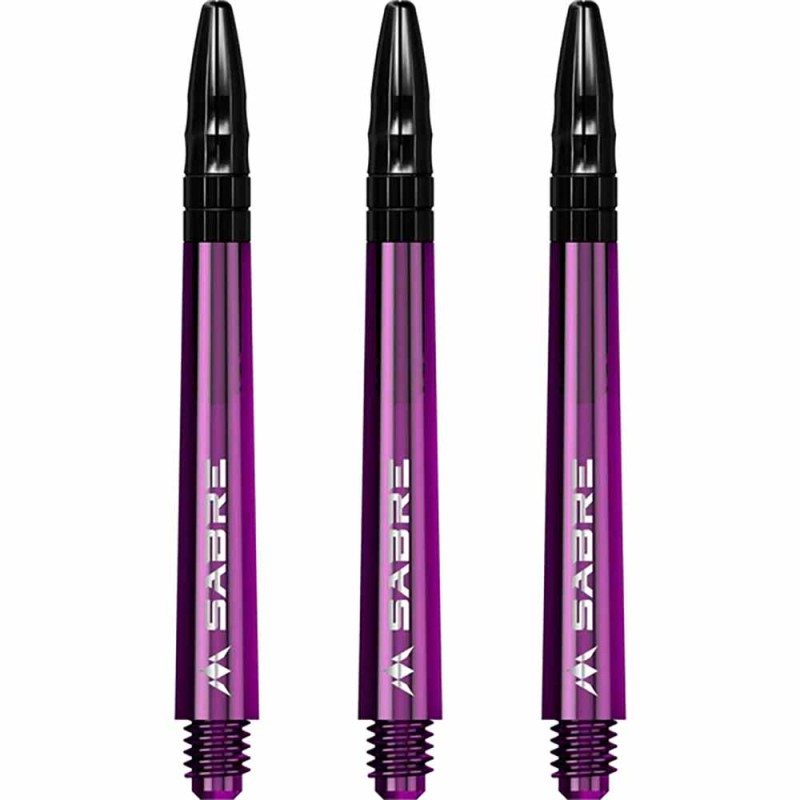 Canas Mission Darts Sabre Policarbonato Preto Preto Longo 48mm S1551