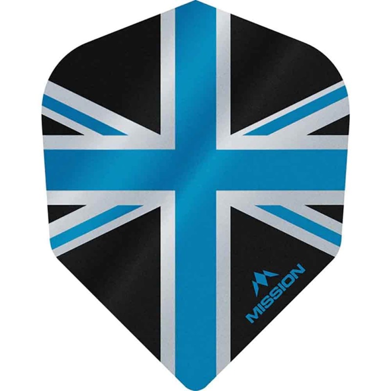 Fülle Mission Darts Nr. 6 Alliance Union Jack Schwarz Blau F3097