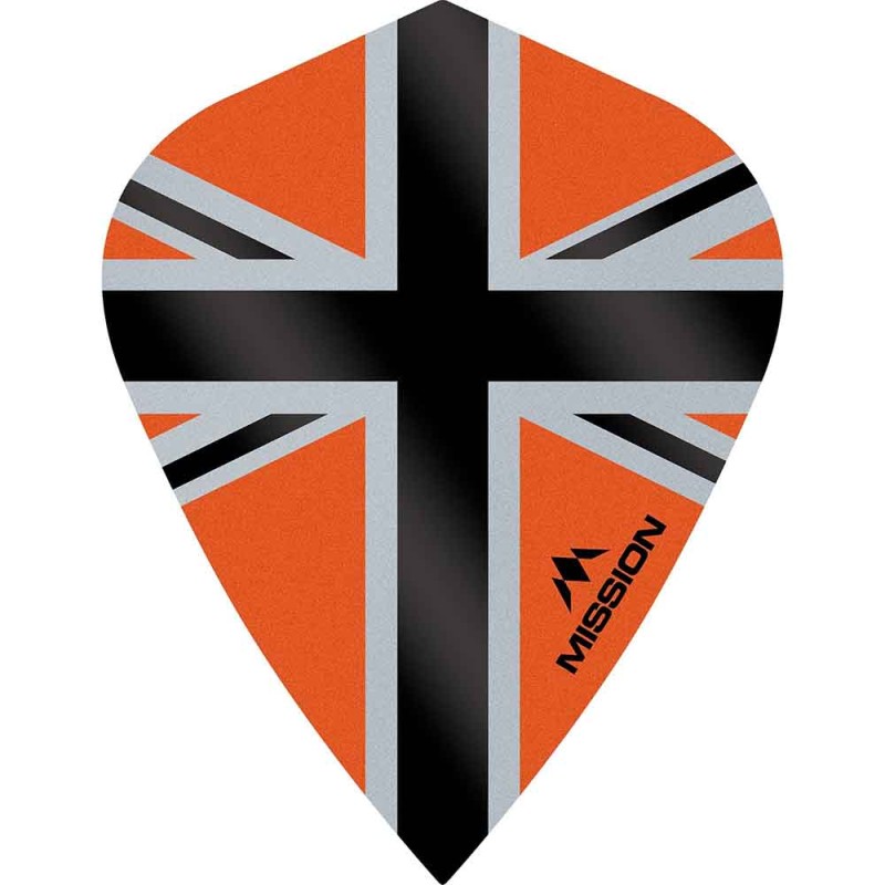 Fülle Mission Darts Kite Alliance-x Union Jack Schwarz Orange F3115