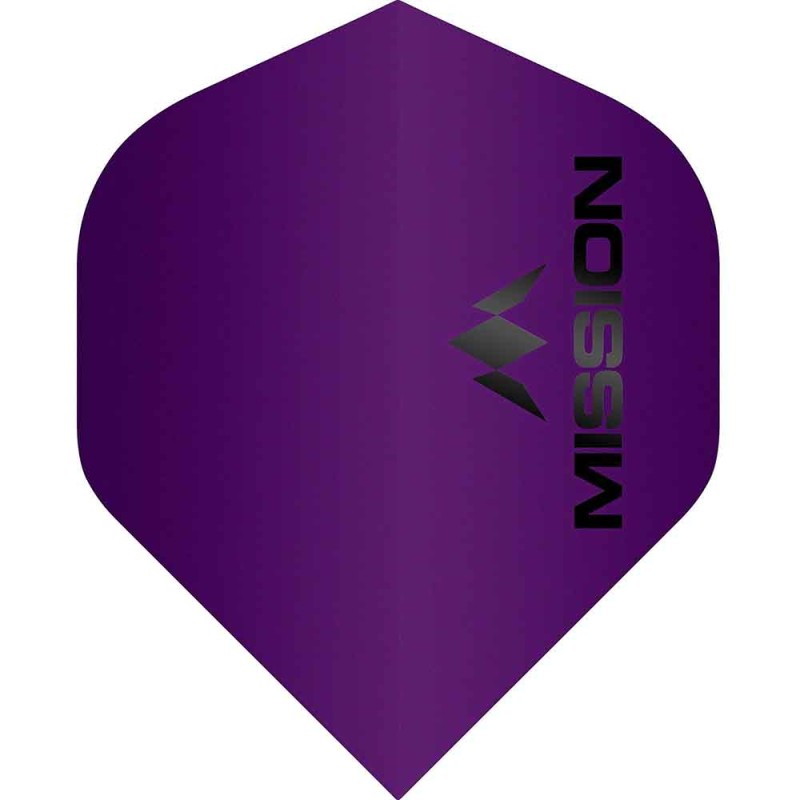 Feathers Mission Darts No. 2 Std Logo Purple Mate F1962