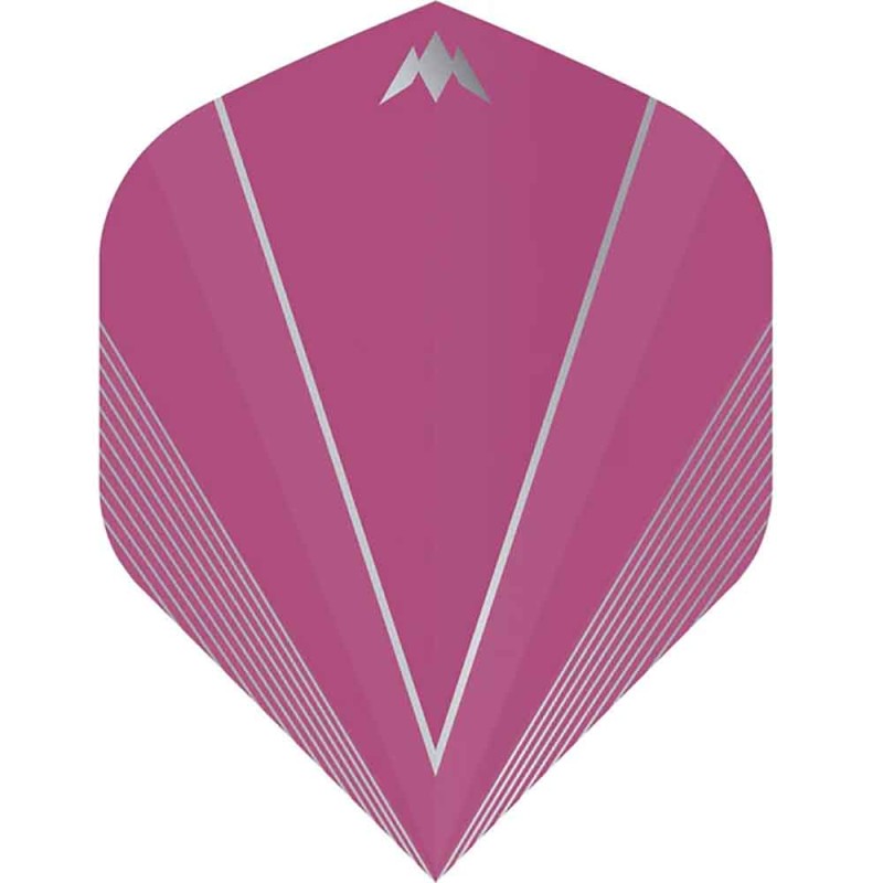 Feathers Mission Darts Feathers No 2 Std Shades Pink F3023