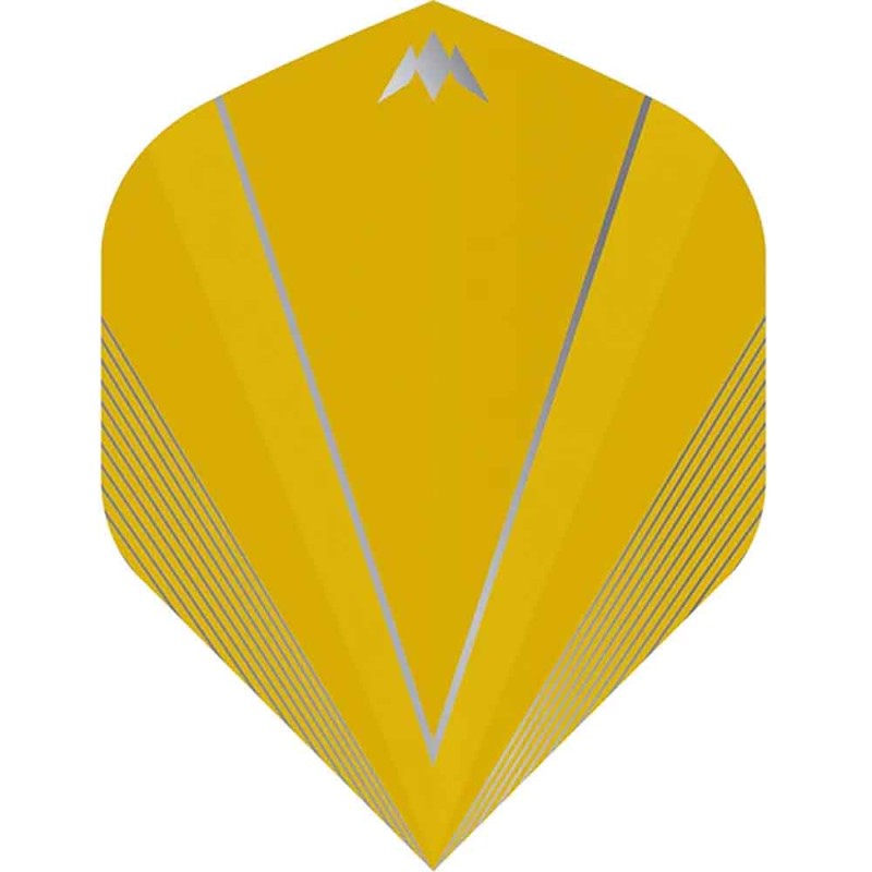 Feathers Mission Darts Feathers No 2 Std Shades Yellow F3024