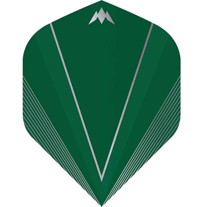 Feathers Mission Darts Feathers No 2 Std Shades Green F3027