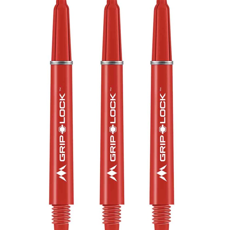 Cane Mission Darts Griplock Red short 34mm S1072