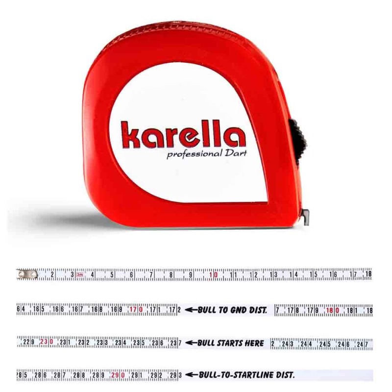 Le ruban métrique Karella Le rouge 8349.01