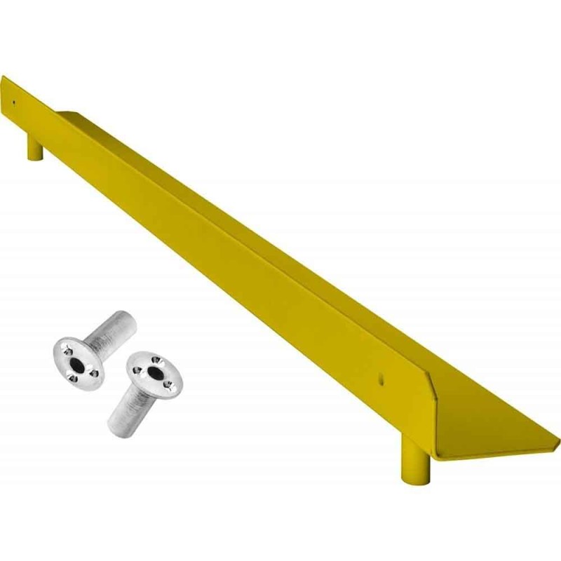 Mission Raised Steel Oche Con Herrajes Para Suelo Amarillo Dbx048