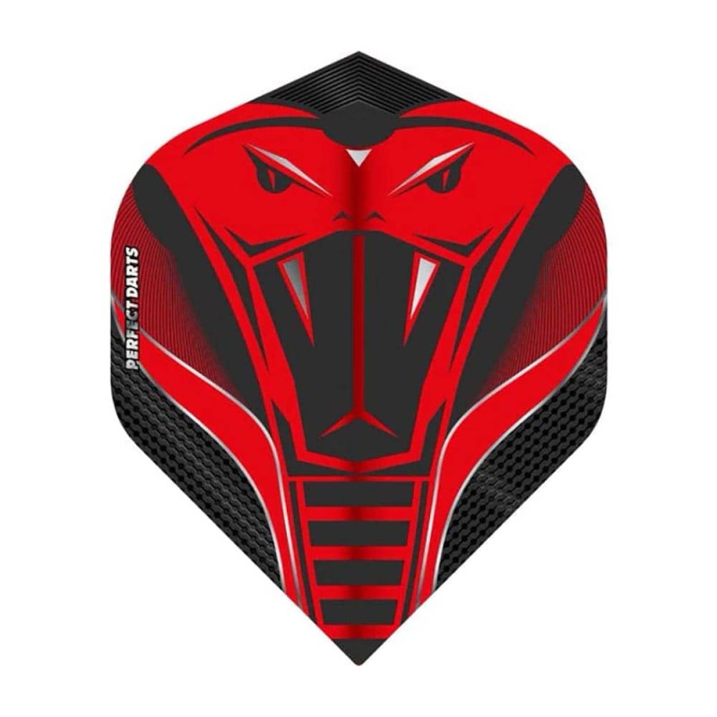 Piume Perfect Darts Super Cobra n. 2 Std Rosso F3247