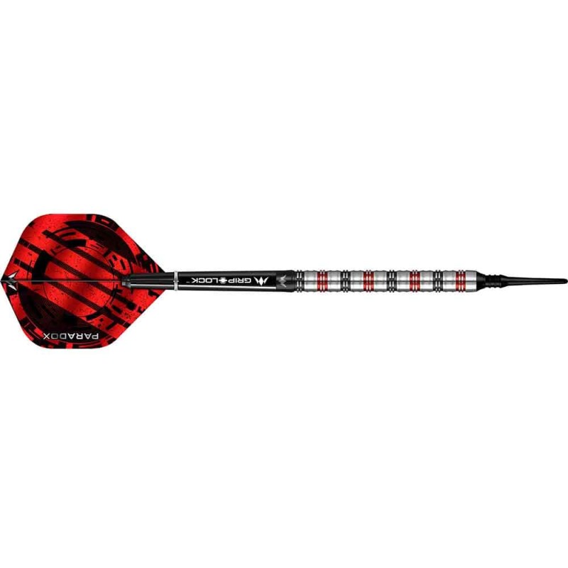 Darts Mission Paradox M1 Straight Schwarz Rot 90% 21g D9638