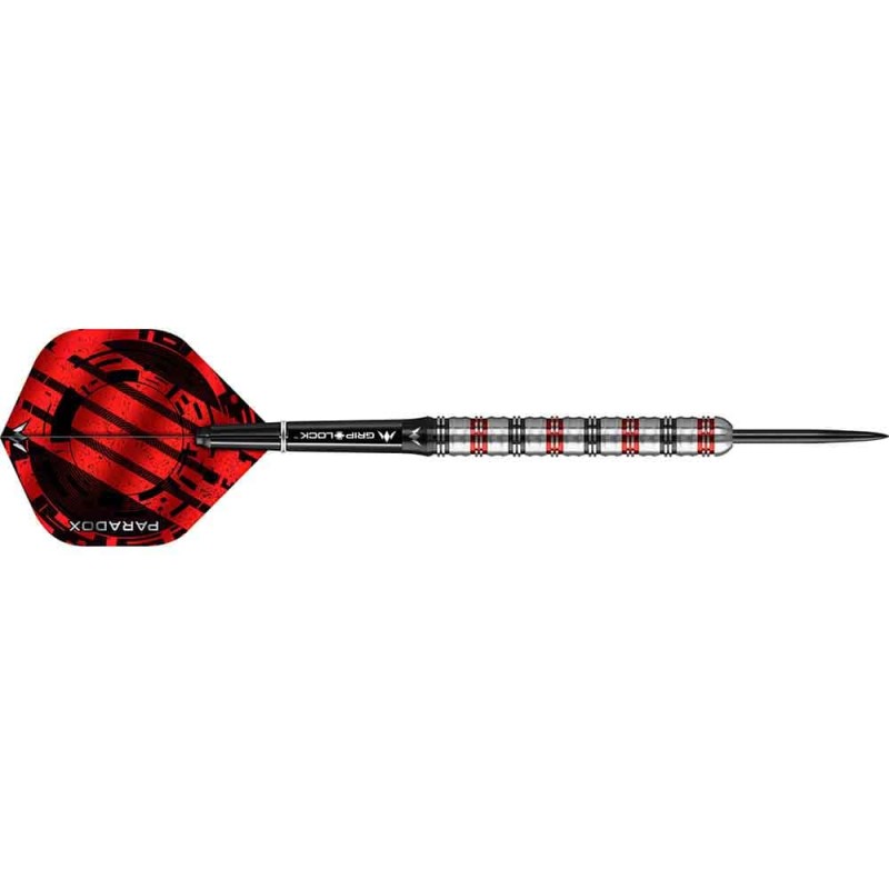 Darts Mission Paradox M1 Straight Schwarz Rot Elektro 90% 21g D1563