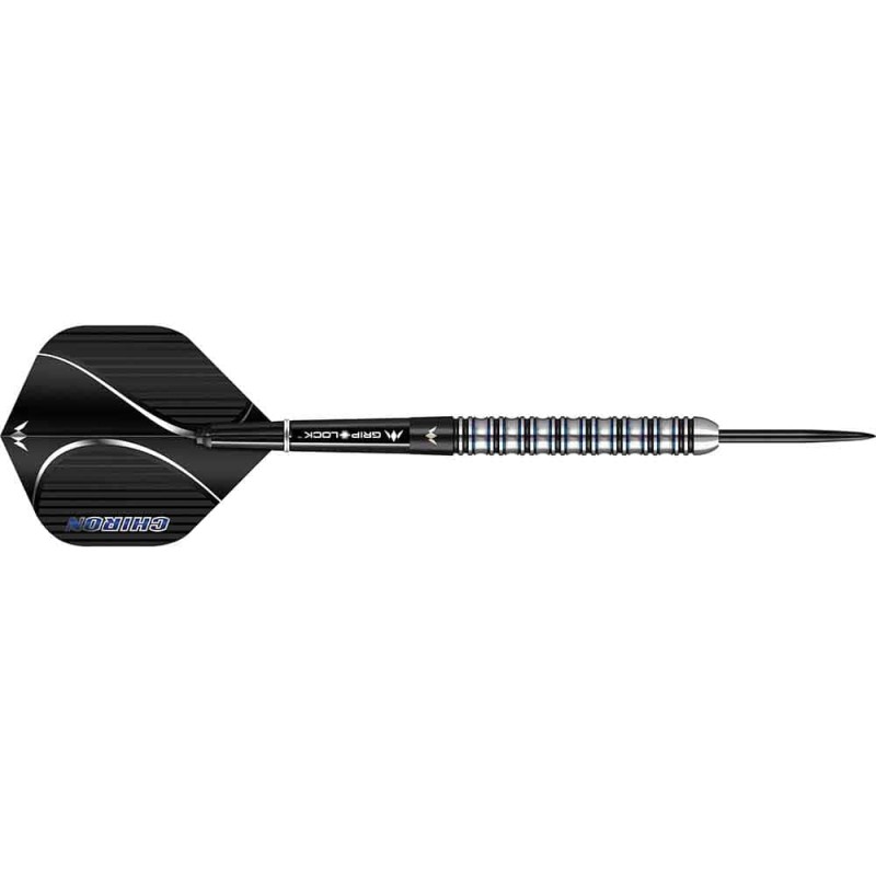 Darts Mission Chiron M1 Schwarz Blau Elektrisch 90% 26g D1560