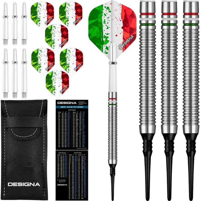 Dardo Designa Patriot X Darts Itália 90% 20g D9530