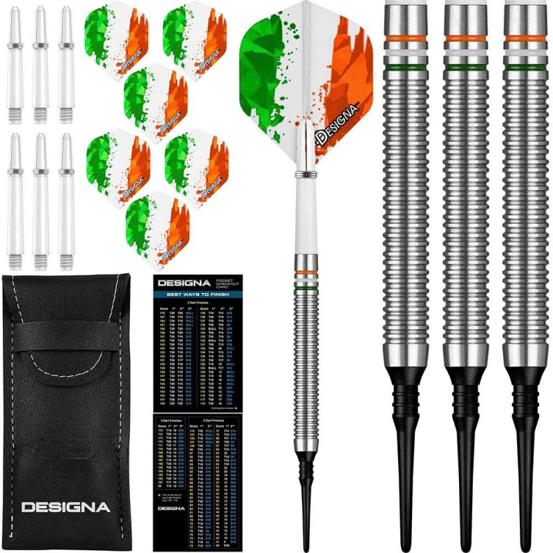 Dardo Designa Patriot X Darts Irlanda 90% 20g D9525