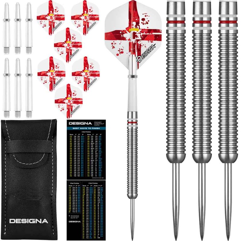 Dardos Designa Patriot X Darts Irlanda Del Norte 90% 22g D0731