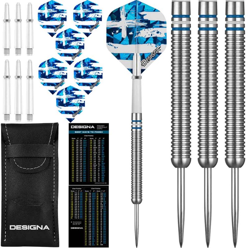 Les fléchettes Designa Patriot X Darts Grèce 90% 24g