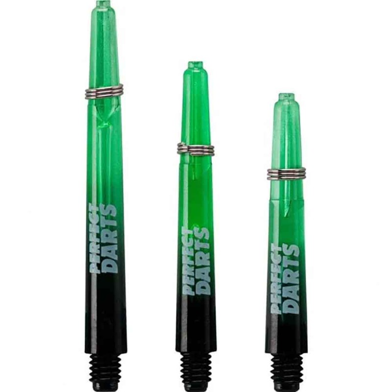 Canne Perfectdarts Due toni Nero Verde Lungo S1203