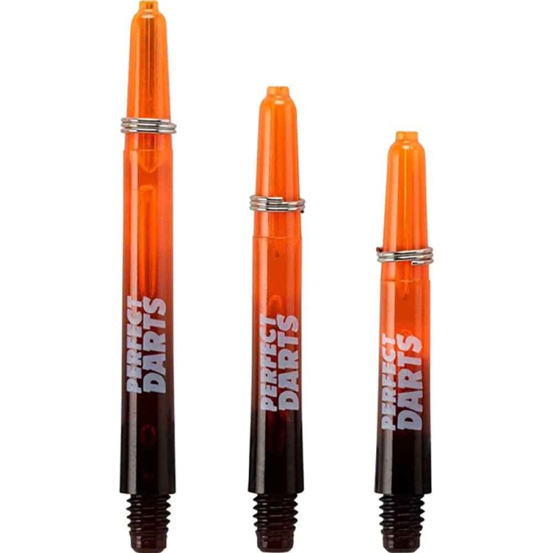 Canas Perfectdarts Dois tons Negro Laranja Intermediária S1205