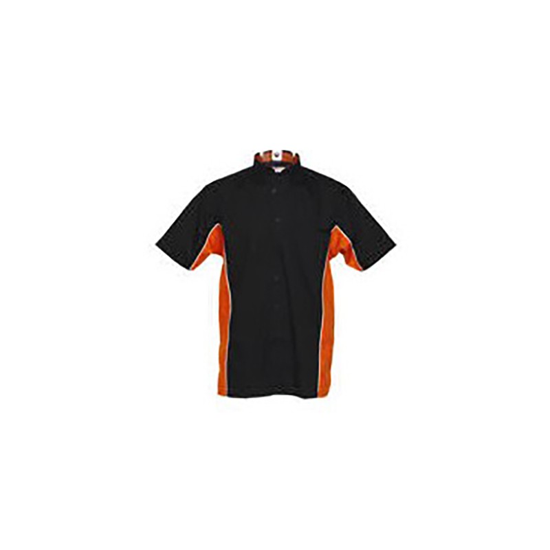 Camisa Sport Dart Preto E Laranja M Kk185nn-m