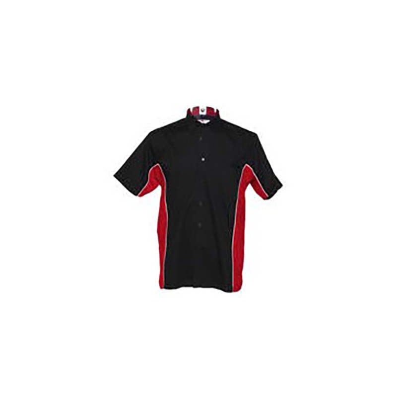 Camisa Sport Dart Preto E Vermelho L Kk185nr-l