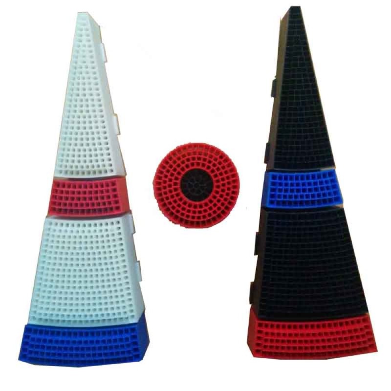 Segments Diana Silver Darts Double red 20699