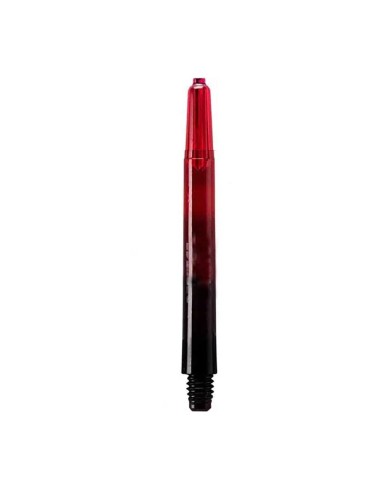 Cane de cristal deux tons noir rouge Gildarts 41 mm