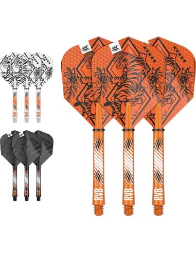 Feathers Target Raymon Van Barneveld Ink Bundle (3 Sets) Feathers + Canes short 420001