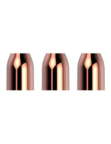 Nuovo anello da champagne Bicchieri premium in oro rosa 3 unità