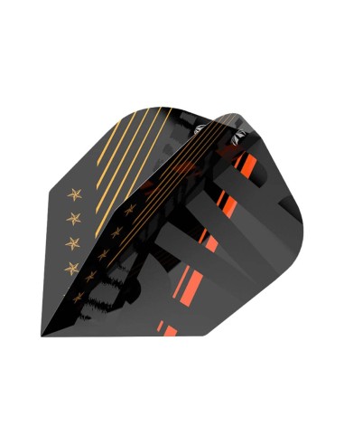 Plumas Target Rvb 80% Raymond Van Barneveld No.6 Shape Negro 337050