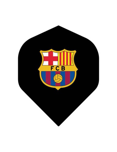Feathers Barça Official license Fc Barcelona No2 Standard F2 Black with shield F4121