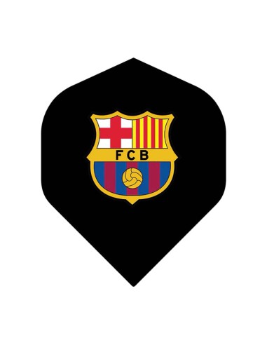 Piume Barça Licenza ufficiale Fc Barcelona No2 Standard F2 Nero Con Scudo F4121