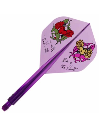 Plumas Condor Axe Rose Of The Heard Standard Clear Purple S 21.5m Três de vocês.